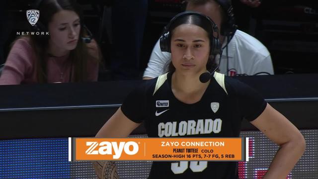 Colorado's Peanut Tuitele joins Pac-12 Networks after season-high scoring performance in Salt Lake City