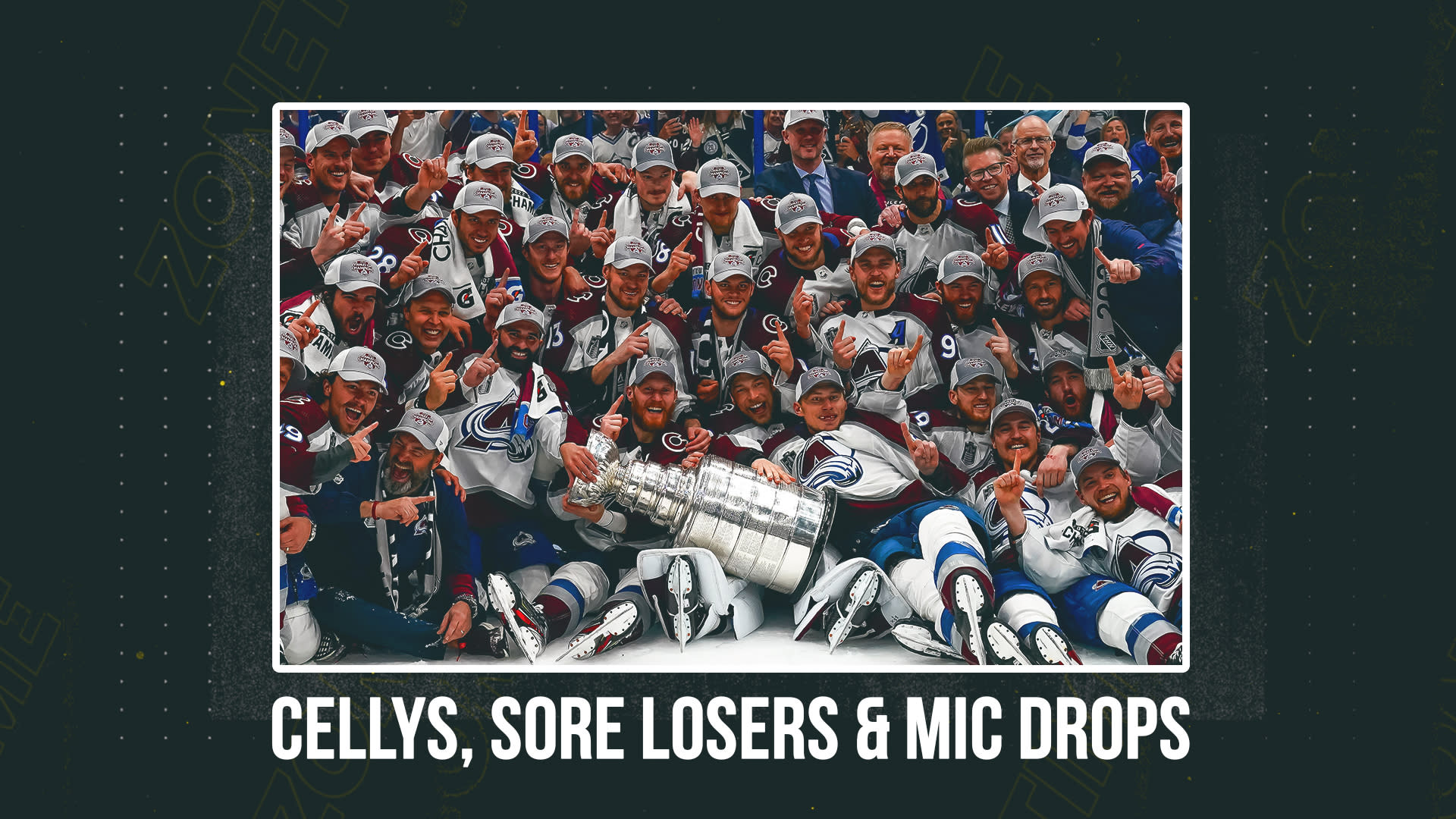 Nazem Kadri trolls with 'too many men' shirt at Avs Stanley Cup parade