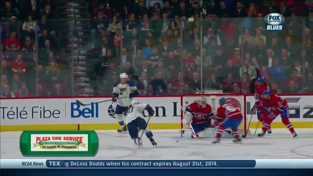 Alexander Steen buries the one-timer