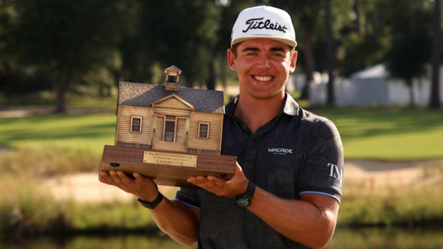 Garrick Higgo claims first PGA TOUR title by one shot at Palmetto Championship