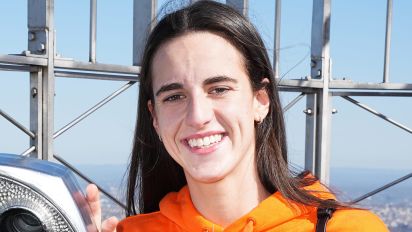 Getty Images - NEW YORK, NEW YORK - APRIL 15: Caitlin Clark visits the Empire State Building on April 15, 2024 in New York City. (Photo by John Nacion/Getty Images)