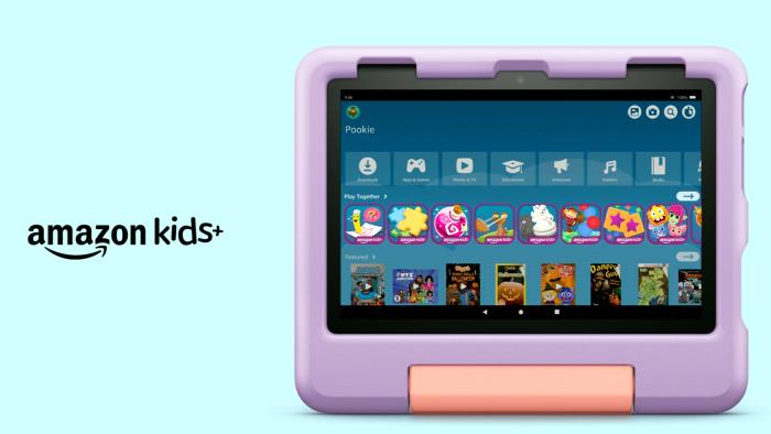 An image of a kid-friendly Fire tablet.