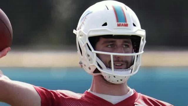 Dolphins head coach Brian Flores: QB Josh Rosen has made improvements 'across the board'