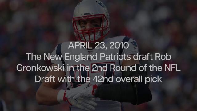 Defining Moments: Patriots draft gamble pays off with Rob Gronkowski