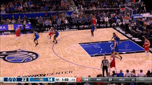 Delon Wright with an assist vs the Orlando Magic