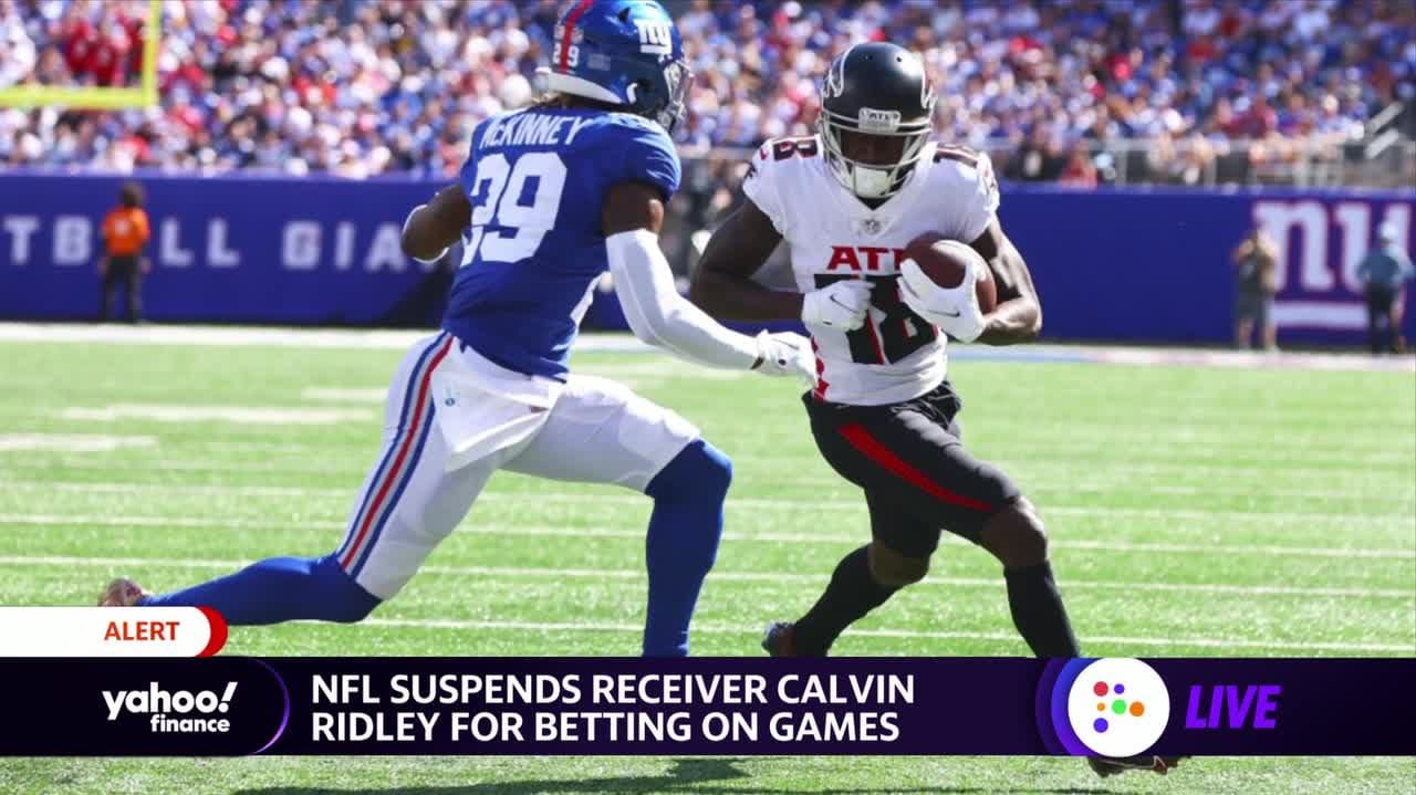 NFL suspends Falcons' Calvin Ridley for 2022 season for betting on games