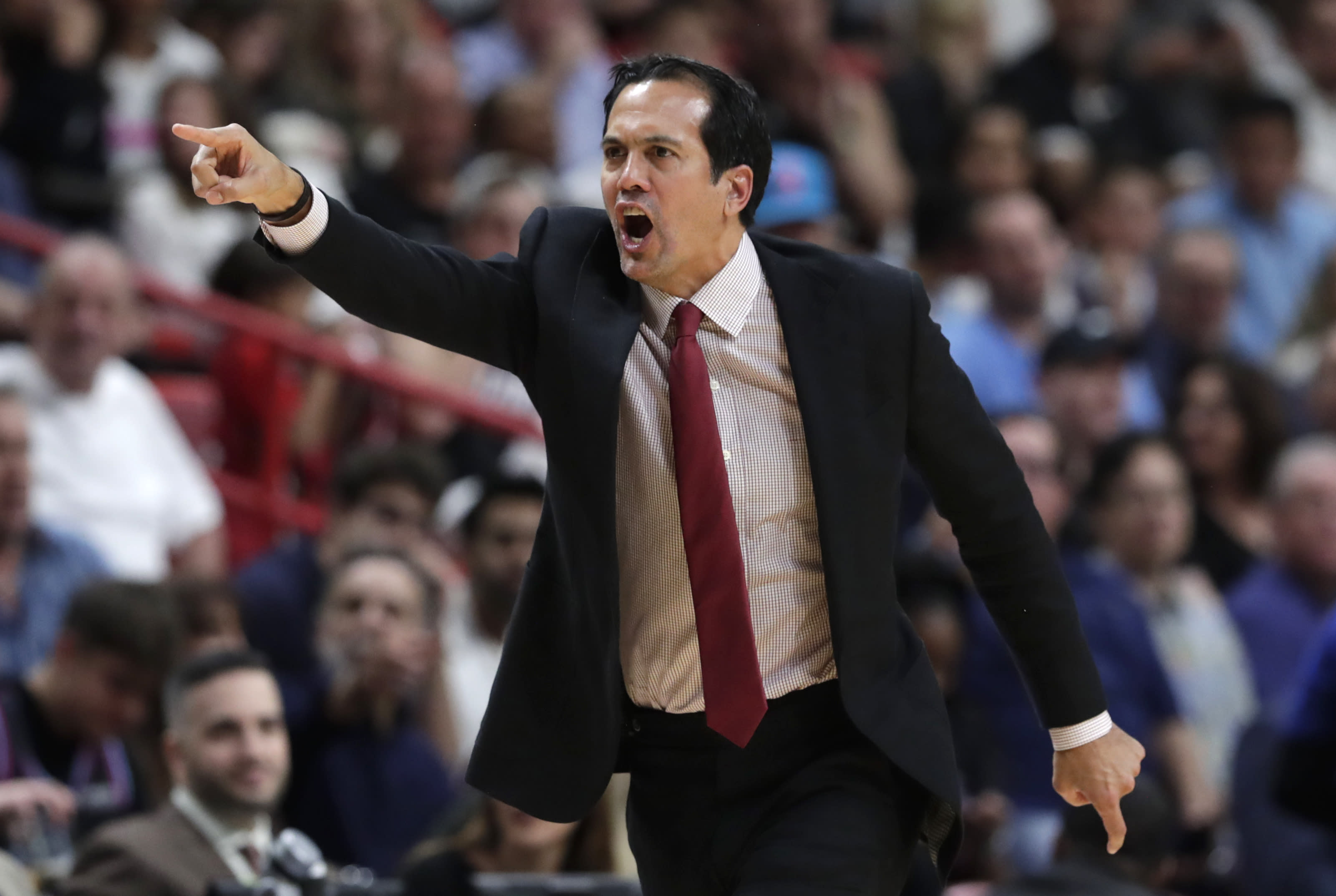 Heat coach Spoelstra misses game at Boston for birth of son