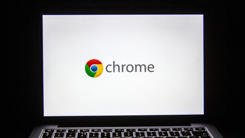 ANKARA, TURKEY - FEBRUARY 18: The logo of Google Chrome is seen on laptop's screen in Ankara, Turkey on February 18, 2020. Ali Balikci / Anadolu Agency