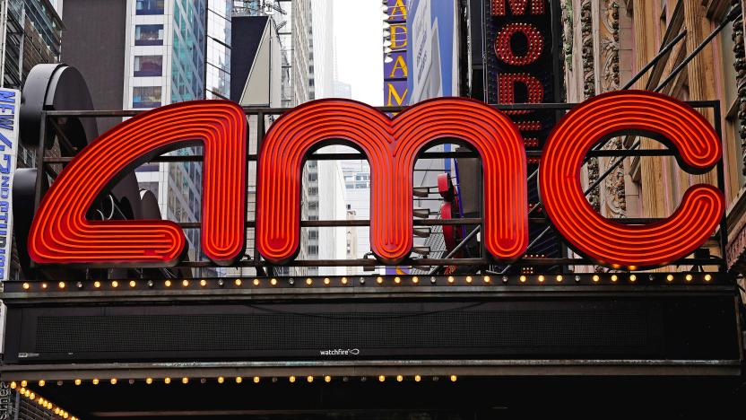 An AMC theatre is pictured in Times Square in the Manhattan borough of New York City, New York, U.S., June 2, 2021.  