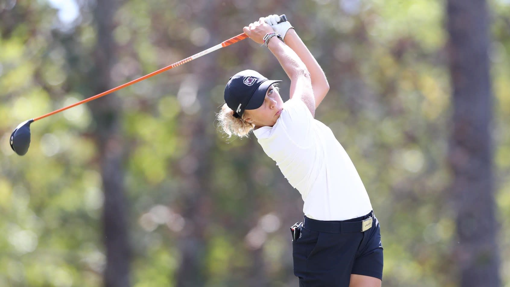 The charge for Moon Golf in South Carolina started right after a birdie race by Pauline Roussin-Bouchard