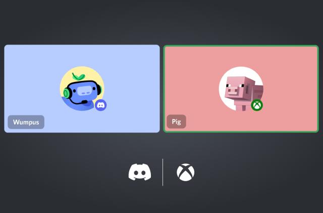 A screenshot showing Discord voice chat working on Xbox consoles.