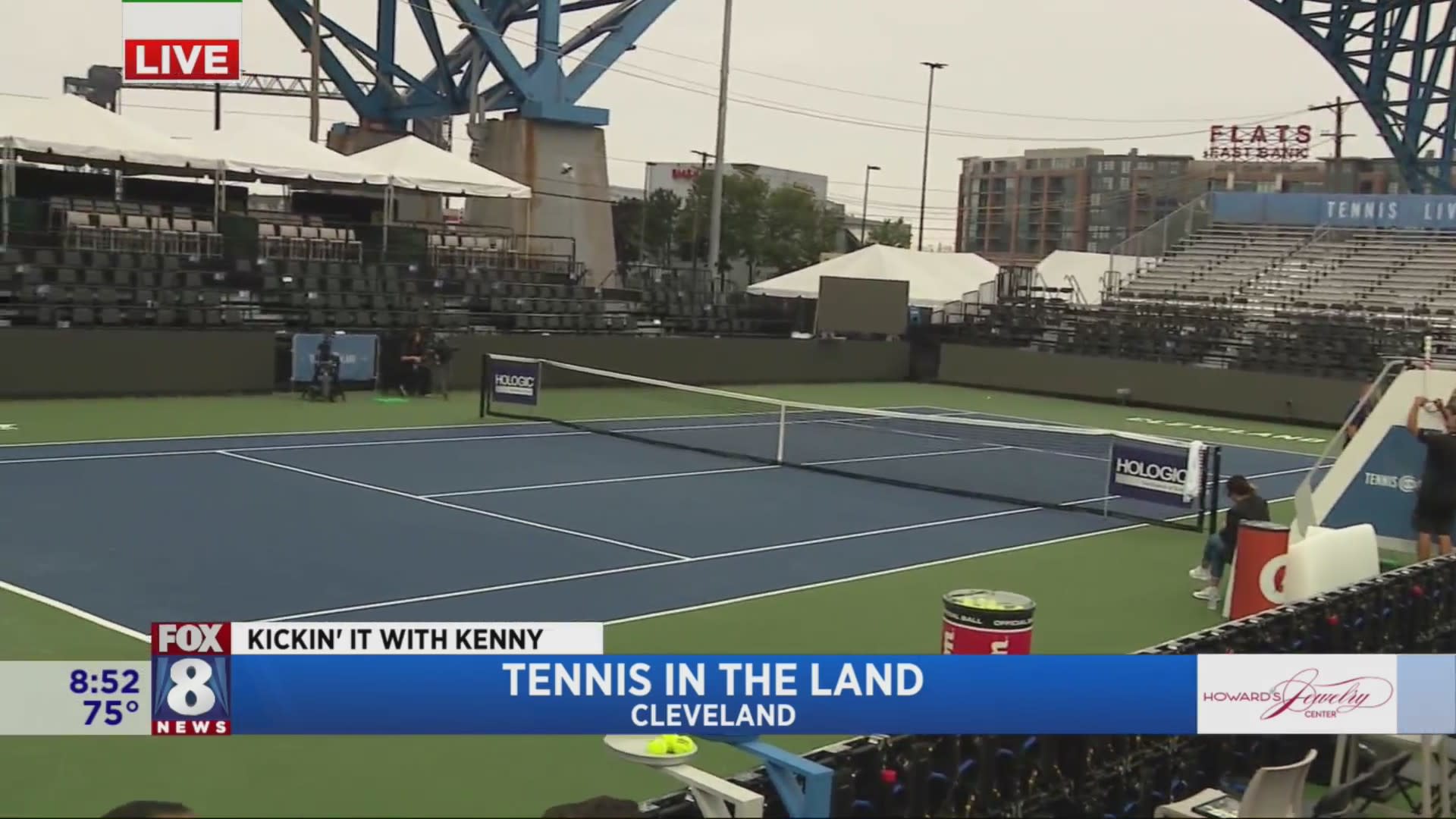 World class tennis hits the courts in Cleveland at Tennis in the Land