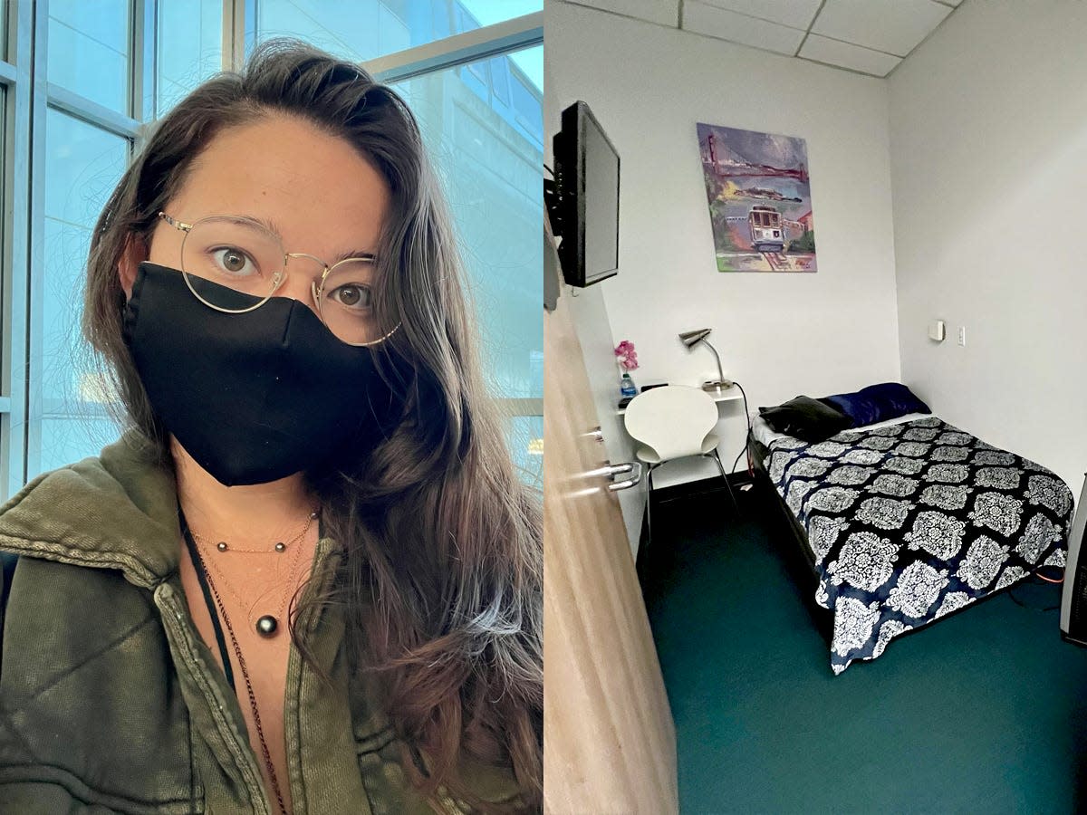 I paid $85 for 2 hours in an airport 'nap room' and a 30-minute shower, and it w..