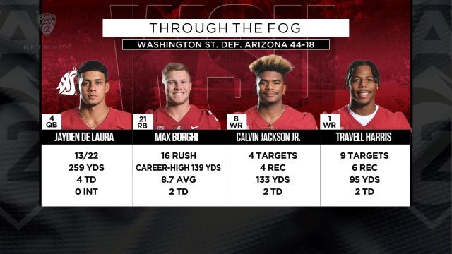 Recap: Washington State football battles through severe weather in 44-18 blowout over Arizona