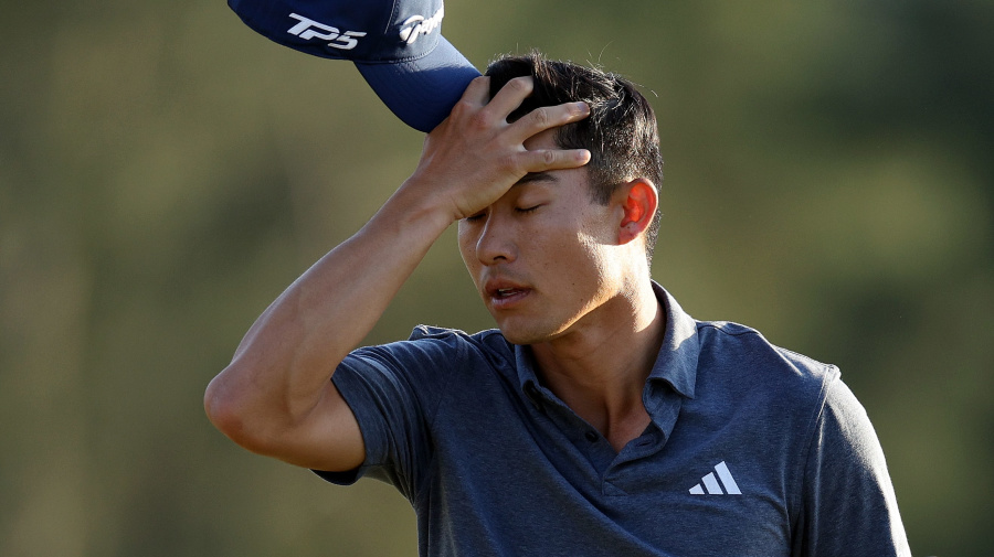 Getty Images - AUGUSTA, GEORGIA - APRIL 14: Collin Morikawa of the United States walks off the 18th green after finishing his round during the final round of the 2024 Masters Tournament at Augusta National Golf Club on April 14, 2024 in Augusta, Georgia. (Photo by Warren Little/Getty Images)