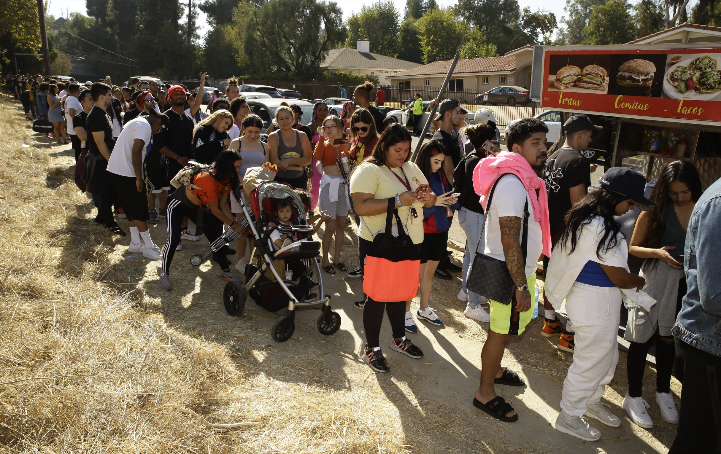 Chris Brown Holds High End Yard Sale At His Los Angeles Home