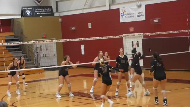 VIDEO: Heath, Licking Valley volleyball scrimmage at New Albany