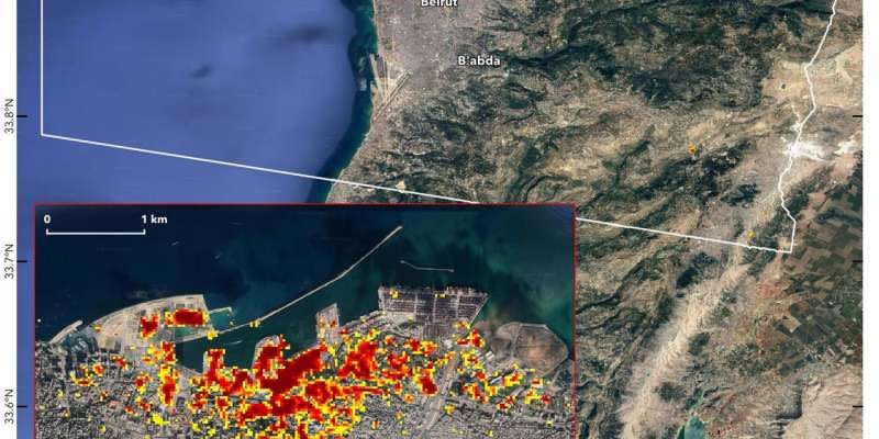 Satellite Images Reveal Beirut Explosion's Devastation - Yahoo! Voices