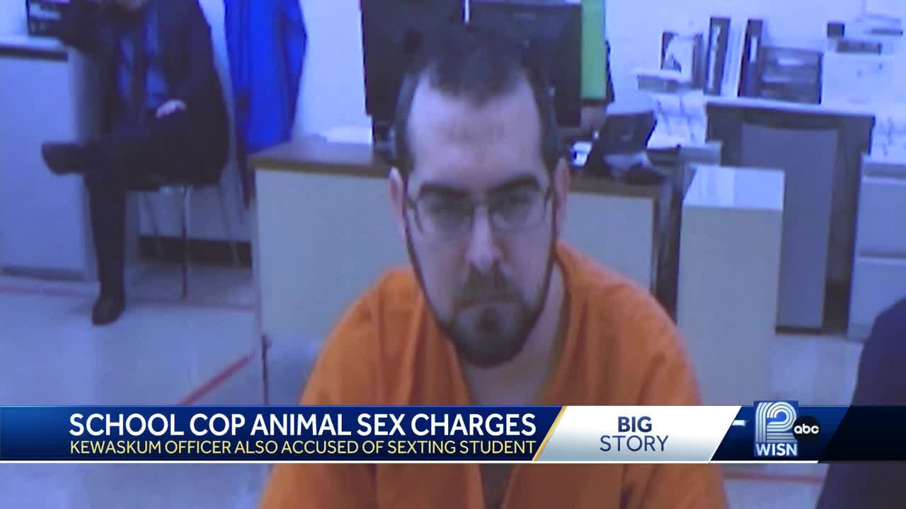 Former officer faces animal sex charges