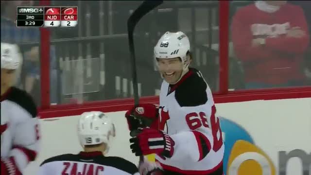 Jaromir Jagr tallies late on Cam Ward