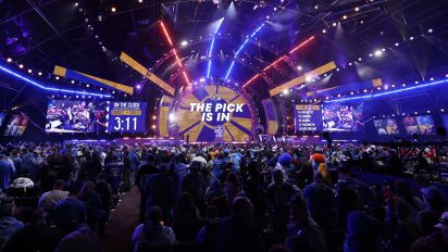 Getty Images - DETROIT, MICHIGAN - APRIL 26: General view during rounds two and three of the 2024 NFL draft at Campus Martius Park on April 26, 2024 in Detroit, Michigan. (Photo by Gregory Shamus/Getty Images)