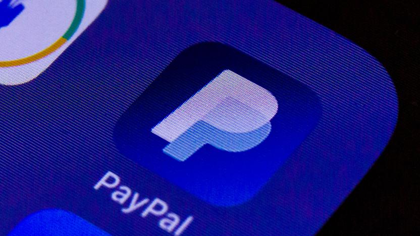 BOCHUM, GERMANY - MAY 11: (BILD ZEITUNG OUT) A smartphone screen is seen with the App Paypal on May 11, 2020 in Bochum, Germany. (Photo by Mario Hommes/DeFodi Images via Getty Images)