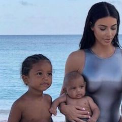 Kim Kardashian Shares First Photo with All 4 Kids â€” but Jokes Shot Was 'Almost Impossible'