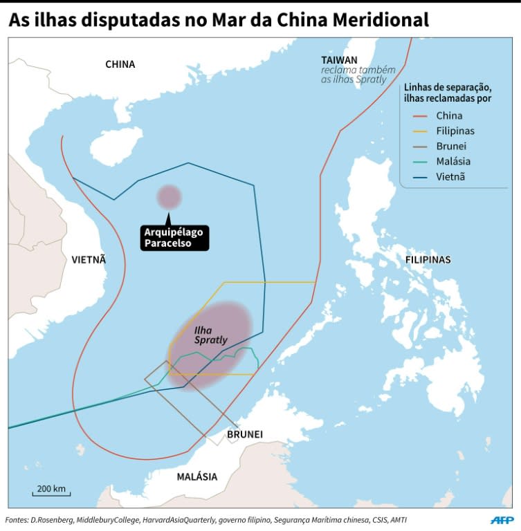 Pequim minimiza mobilização de armamento no Mar da China Meridional