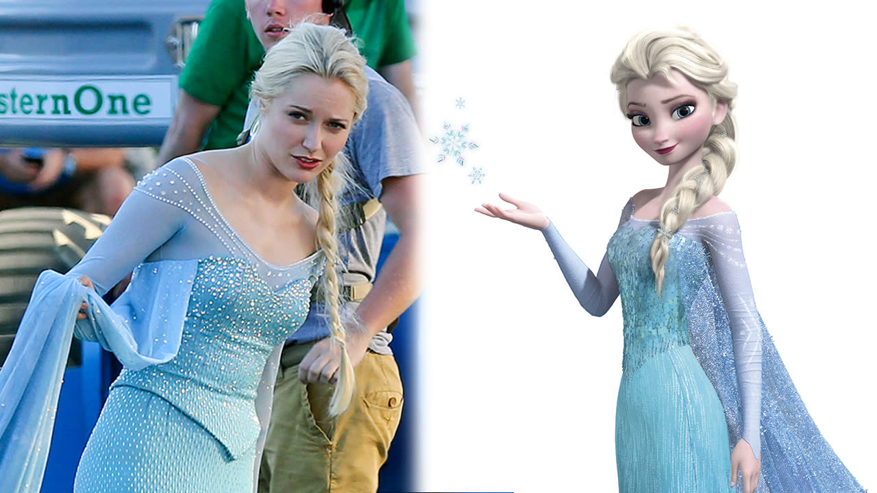 First Look At Elsa From Frozen On Once Upon A Time