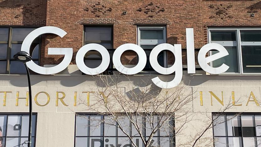 The facade of a Google office is seen in New York City, New York, U.S., February 10, 2022. Picture taken February 10, 2022. REUTERS/Paresh Dave