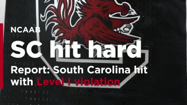 South Carolina hit hard with Level I violation