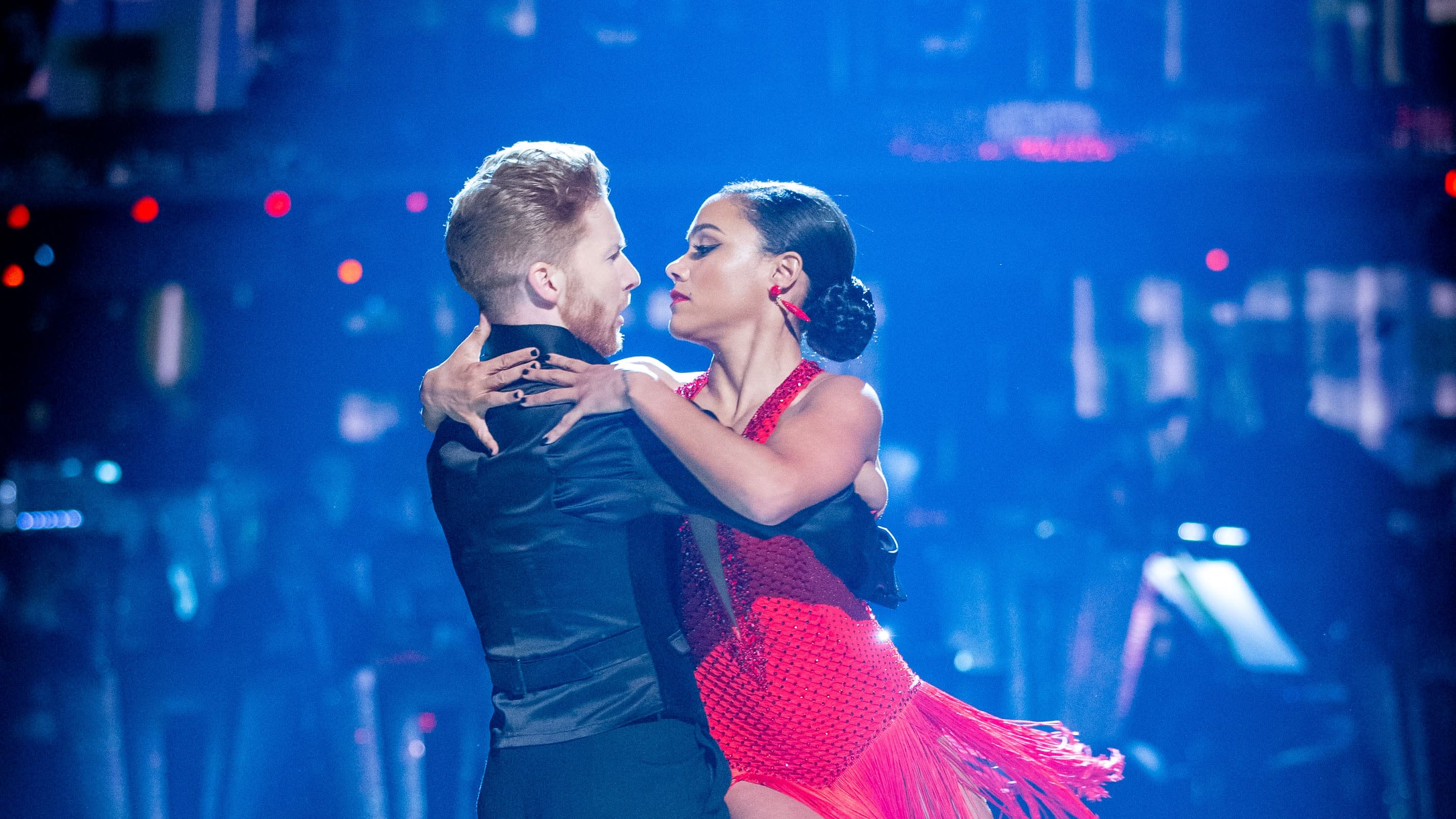 Alex Scott Laughs Off Strictly Wardrobe Malfunction 