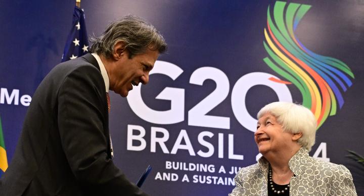 G20財長同意努力對超級富豪課稅