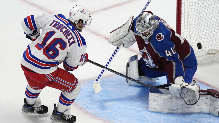 Associated Press - Artemi Panarin and Vincent Trocheck scored shootout goals, Igor Shesterkin made 38 saves through overtime and two more in the shootout to lead the NHL-leading New York Rangers to a