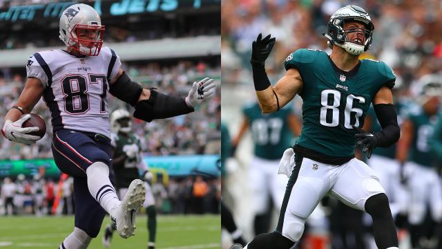 Greg Olsen breaks down Ertz vs Gronkowski matchup