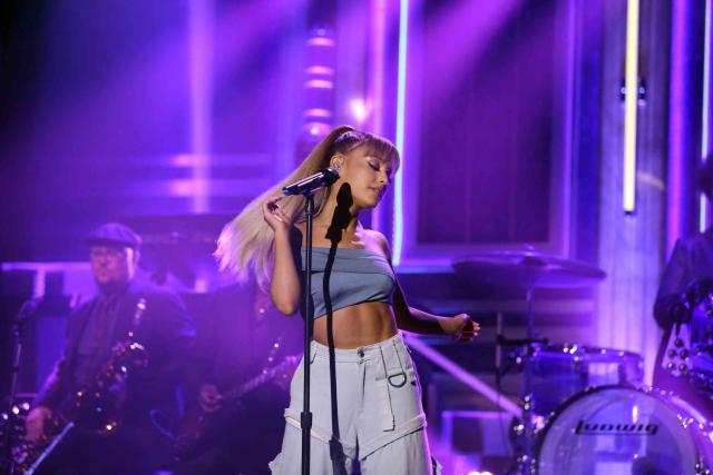 Ariana Grande on Fallon