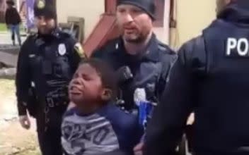 Outrage After Police Detain Crying Black Child Over Stolen Chips
