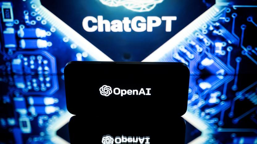 This file photo taken on January 23, 2023 in Toulouse, southwestern France, shows screens displaying the logos of OpenAI and ChatGPT.