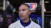 Brandon Nimmo talks convincing Carlos Mendoza to let him play before hitting walk off home run for Mets