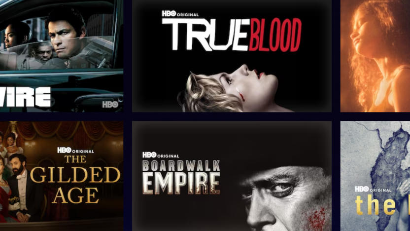 A selection of shows from the Max streaming service. 