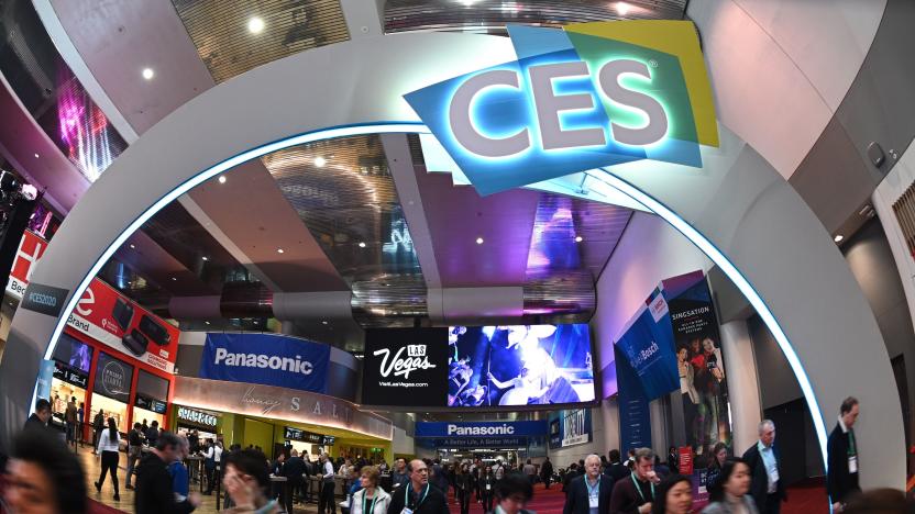 Attendees walk through the Las Vegas Convention Center January 10, 2020 on the final day of the 2020 Consumer Electronics Show (CES) in Las Vegas, Nevada. (Photo by Robyn Beck / AFP) (Photo by ROBYN BECK/AFP via Getty Images)