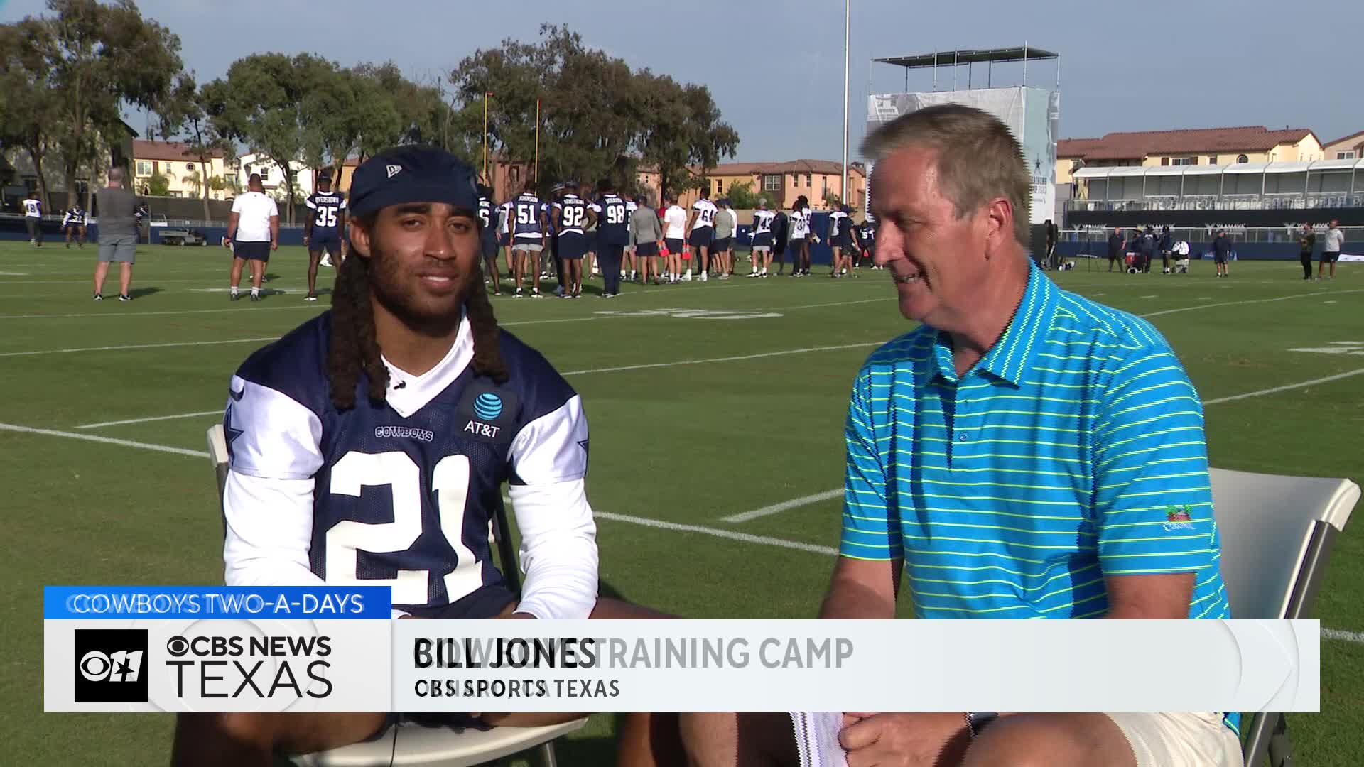 CBS Texas Two-a-days: Bill Jones chats with Cowboys CB Stephon Gilmore