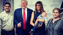 La foto de Trump sonriendo junto al bebé que quedó huérfano en la matanza de El Paso desata indignación