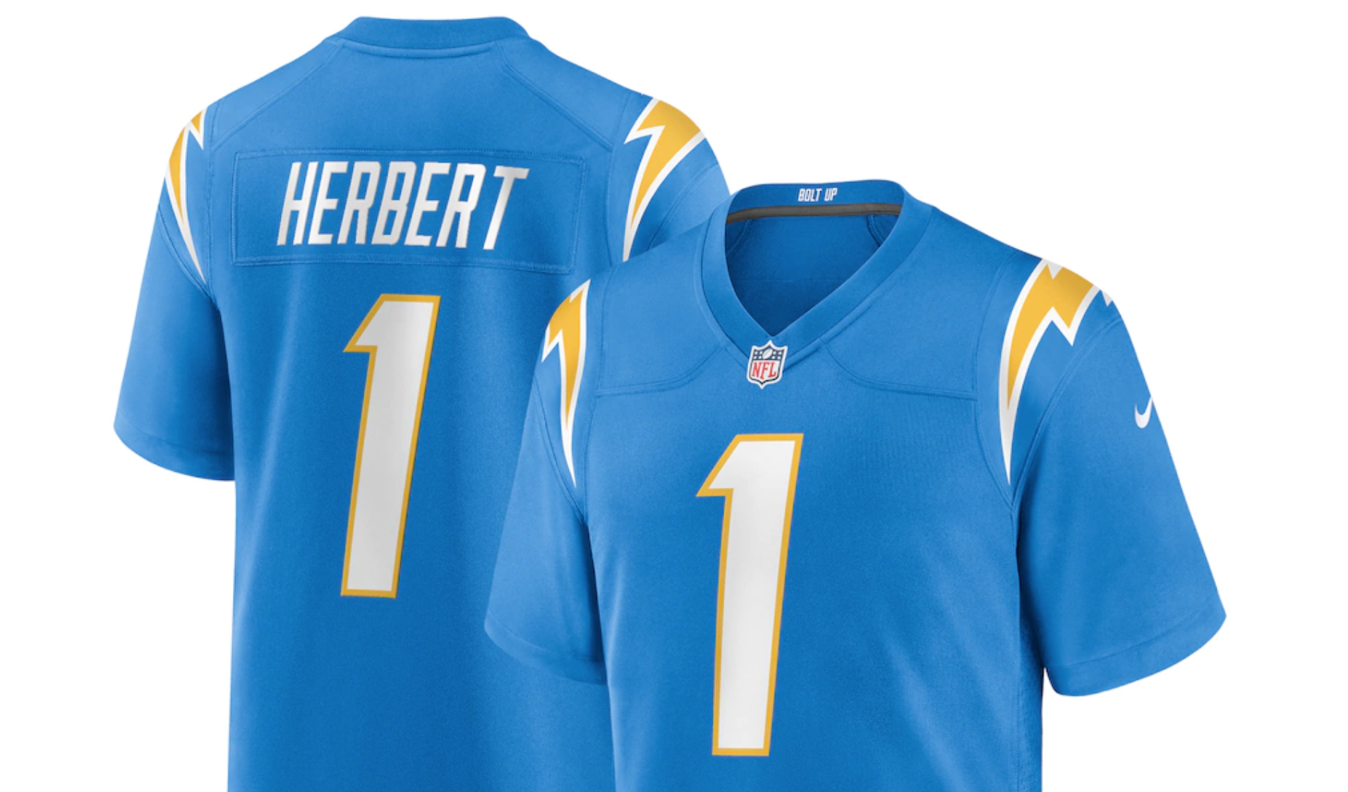 herbert jersey chargers