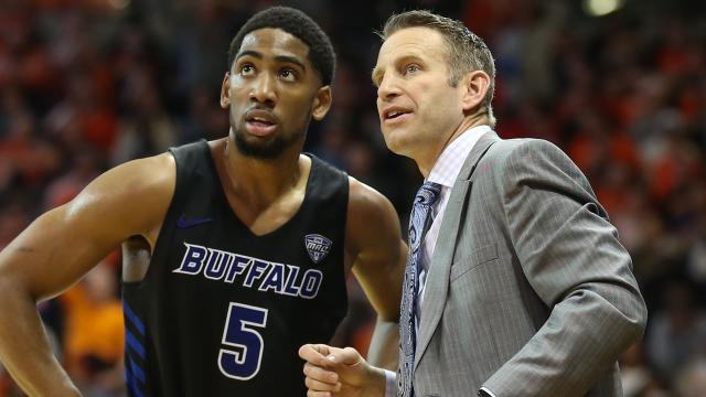 Buffalo coach Nate Oats on Bulls' seeding, potentially facing former boss