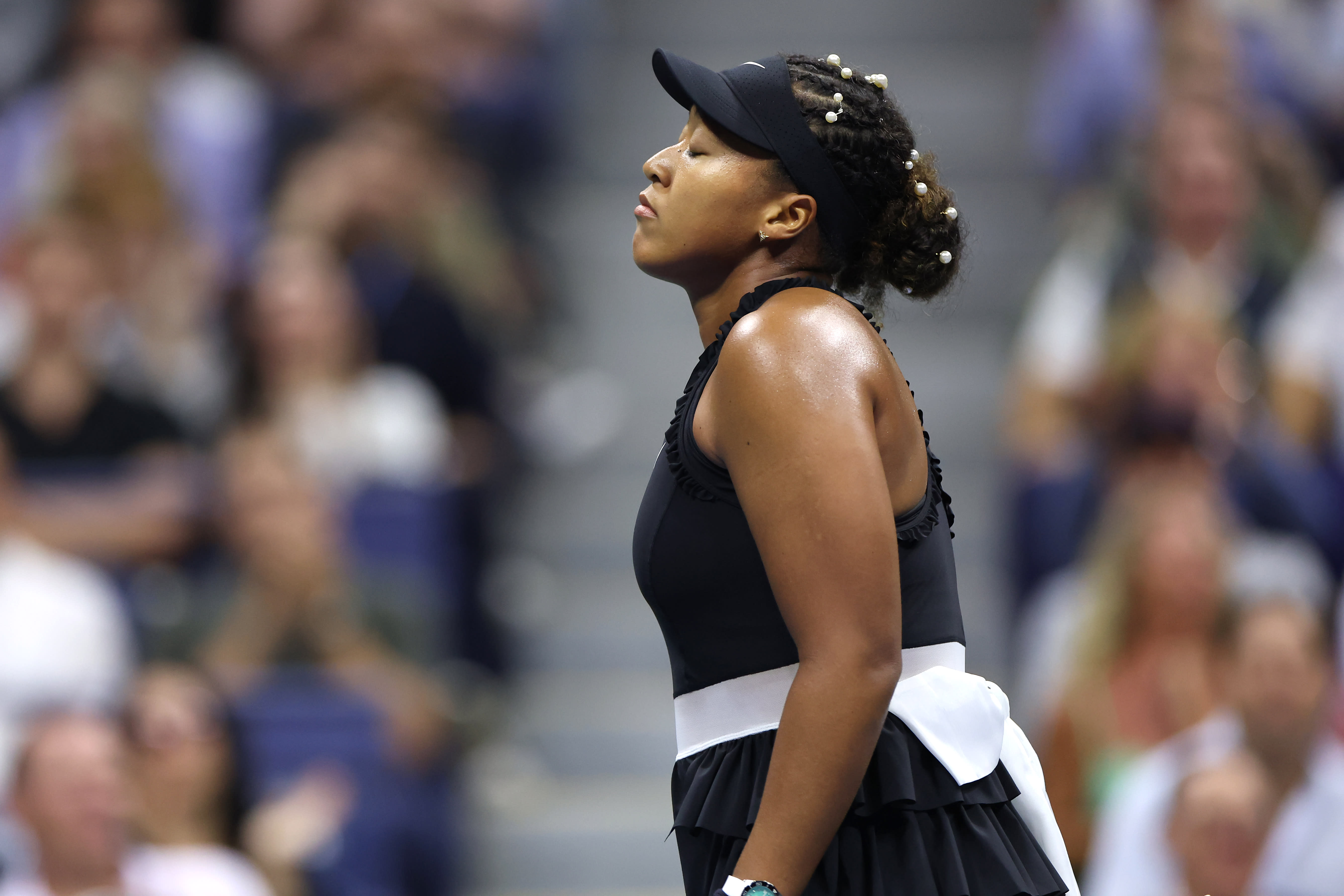 US Open 2024: Naomi Osaka loses 2nd-round match to Karolina Muchova in straight sets