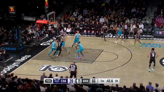 Cam Thomas with a 2-pointer vs the Charlotte Hornets