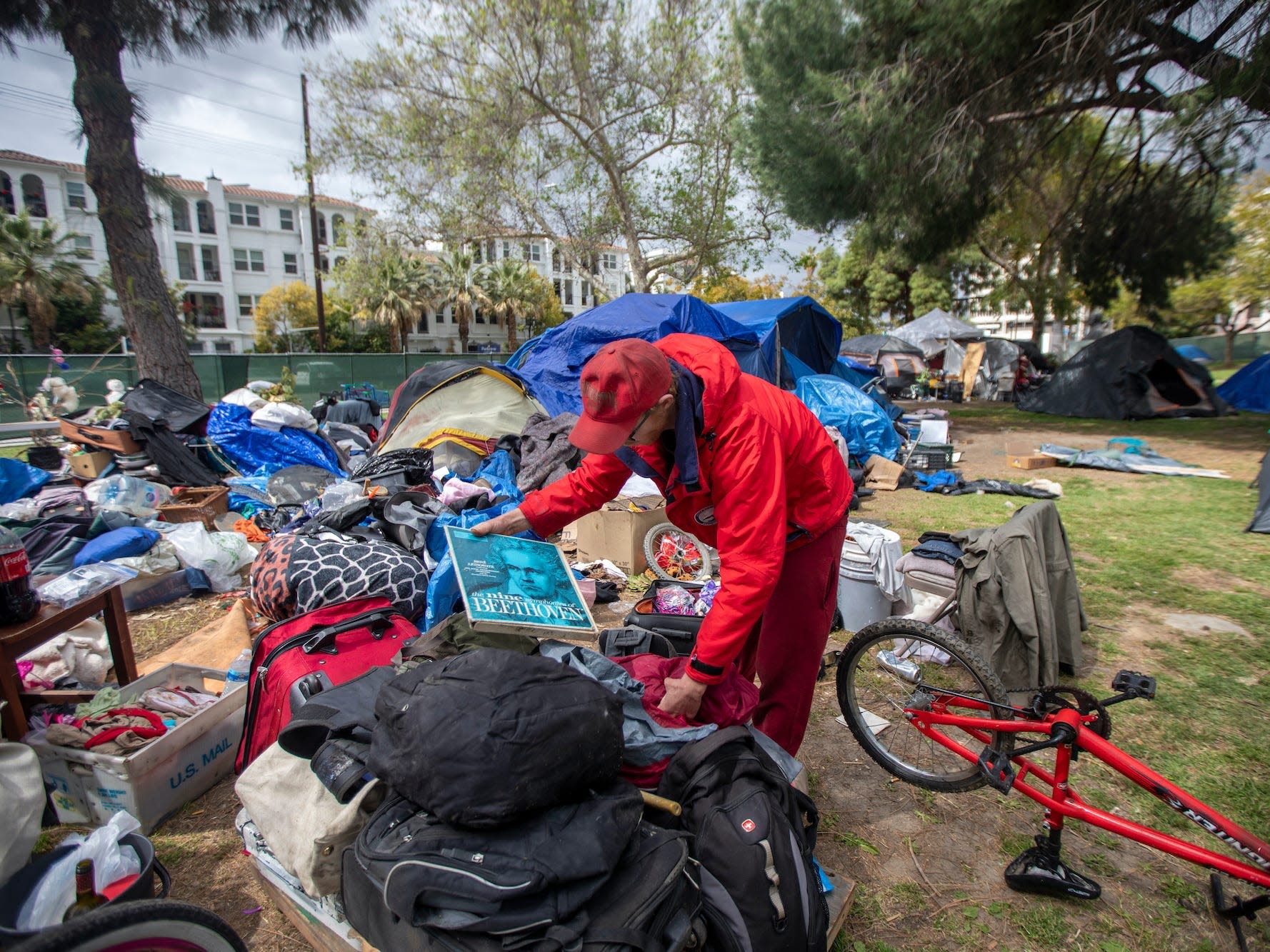 A California city is paying its homeless population to clean up their