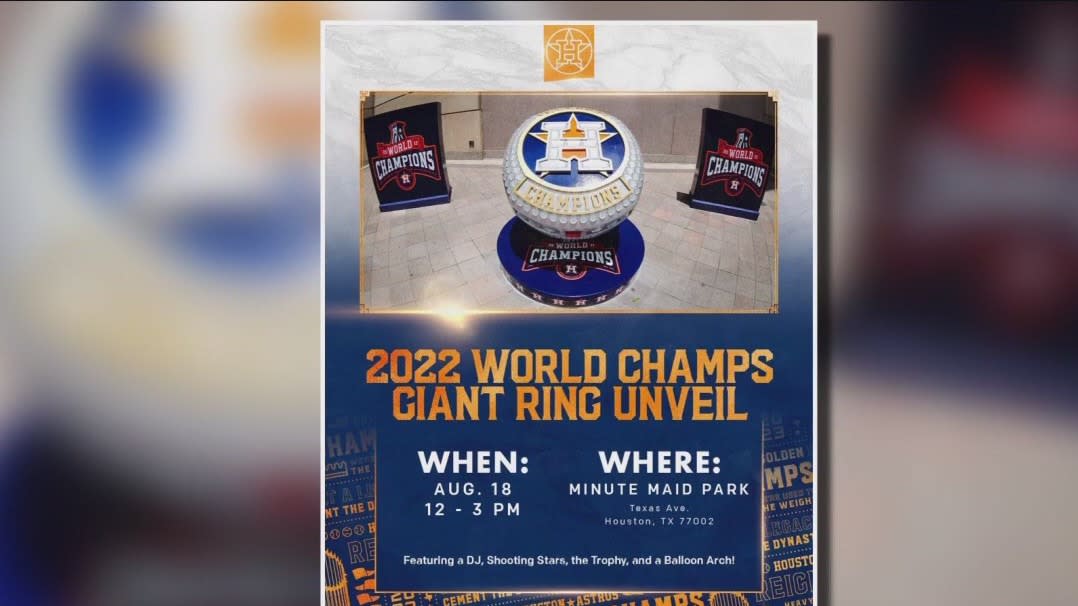 2022 World Series Championship Ring REVEAL