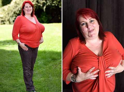 Mother dumps her partner after he paid £6,000 for her 32E breast